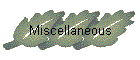 Miscellaneous